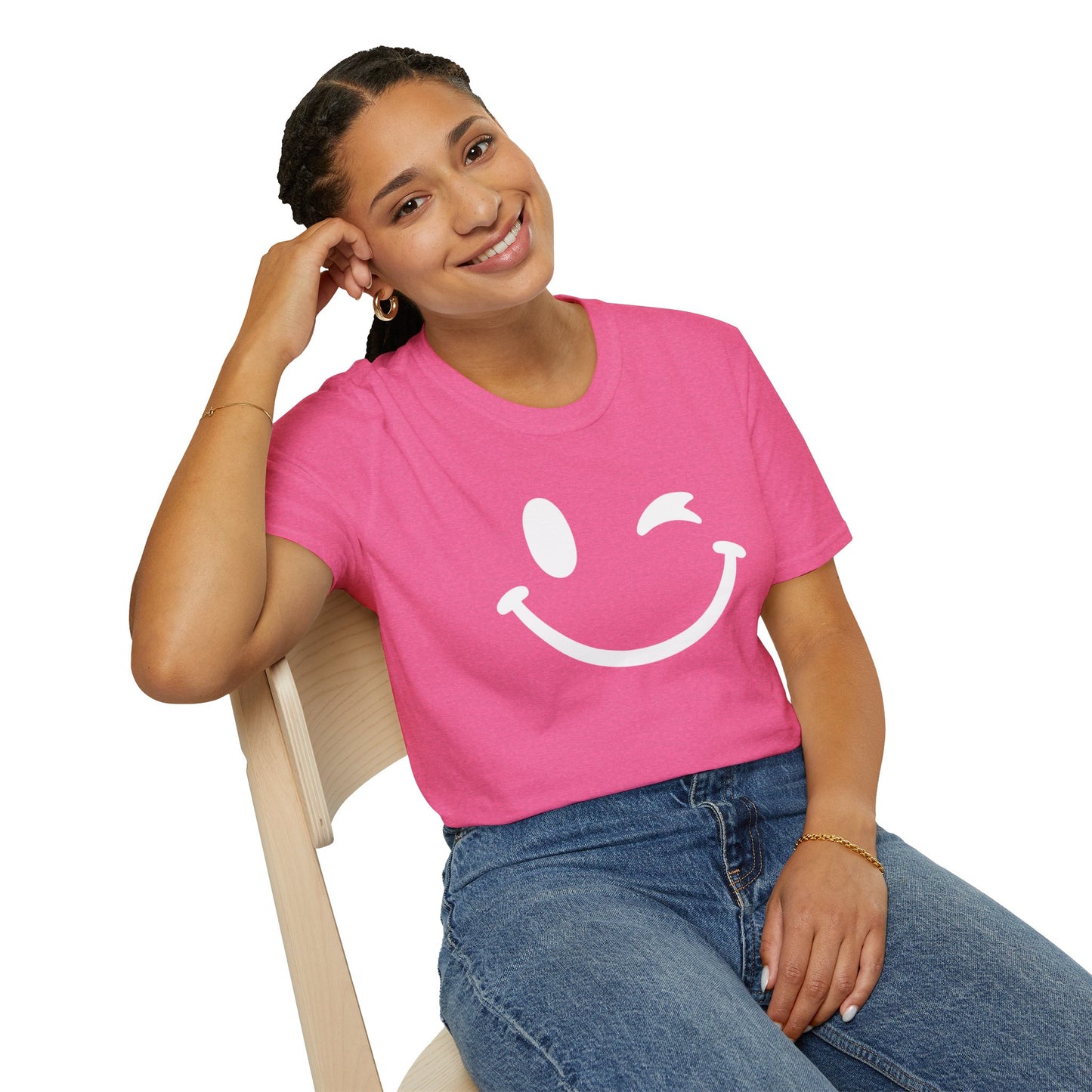 Smiley Face Unisex Softstyle T-Shirt