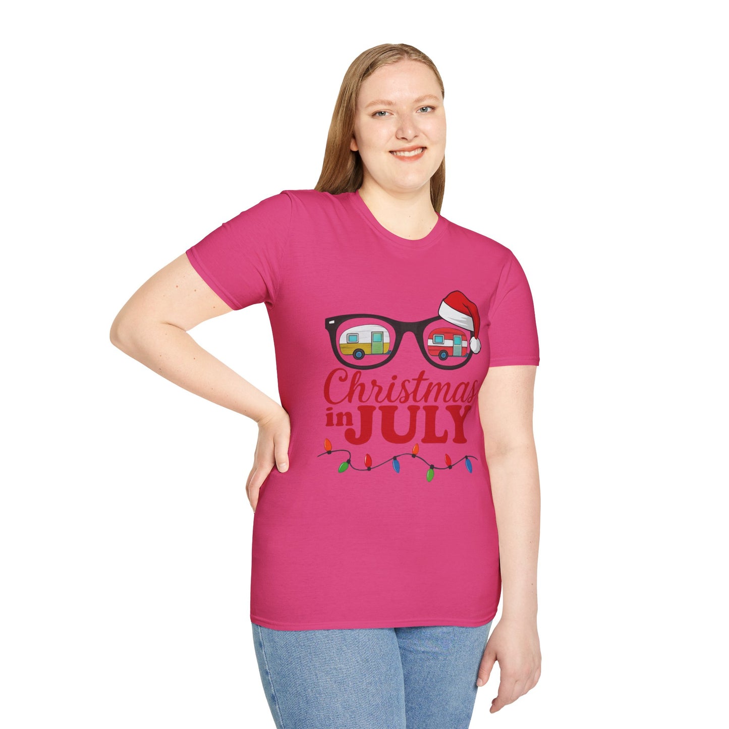 Christmas in July T-Shirt, Unisex Softstyle Tee
