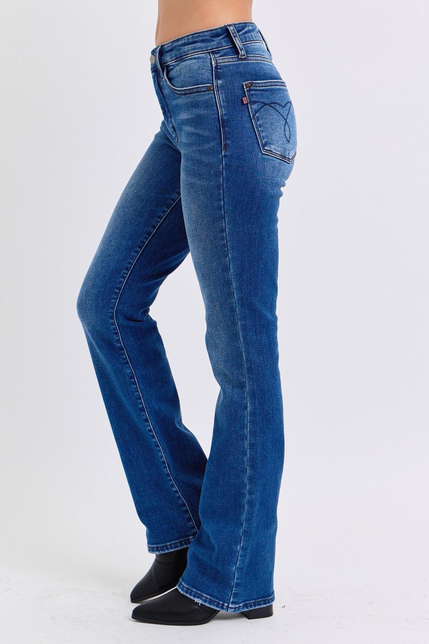 Day 17 - Judy Blue Mid-Rise Bootcut Jeans with Thermal Lining