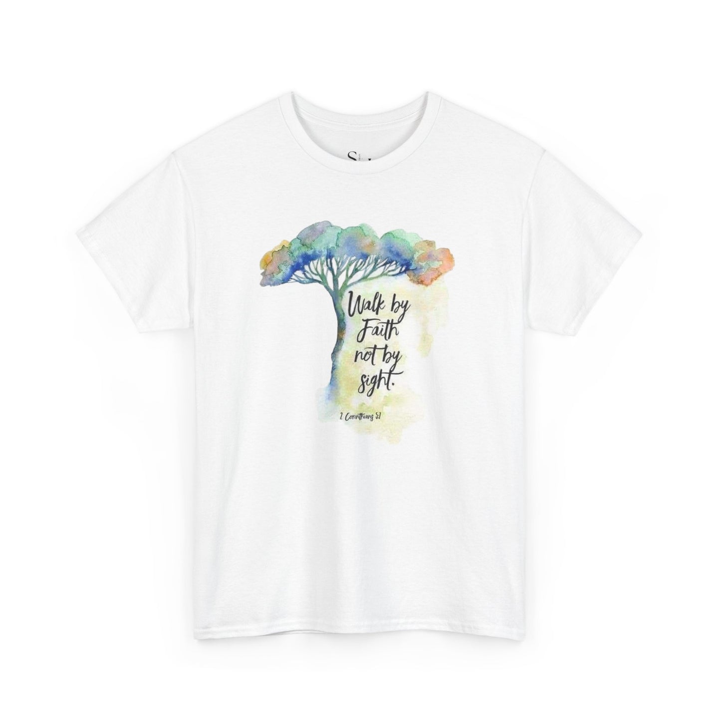 Walk by Faith Unisex Heavy Cotton Tee