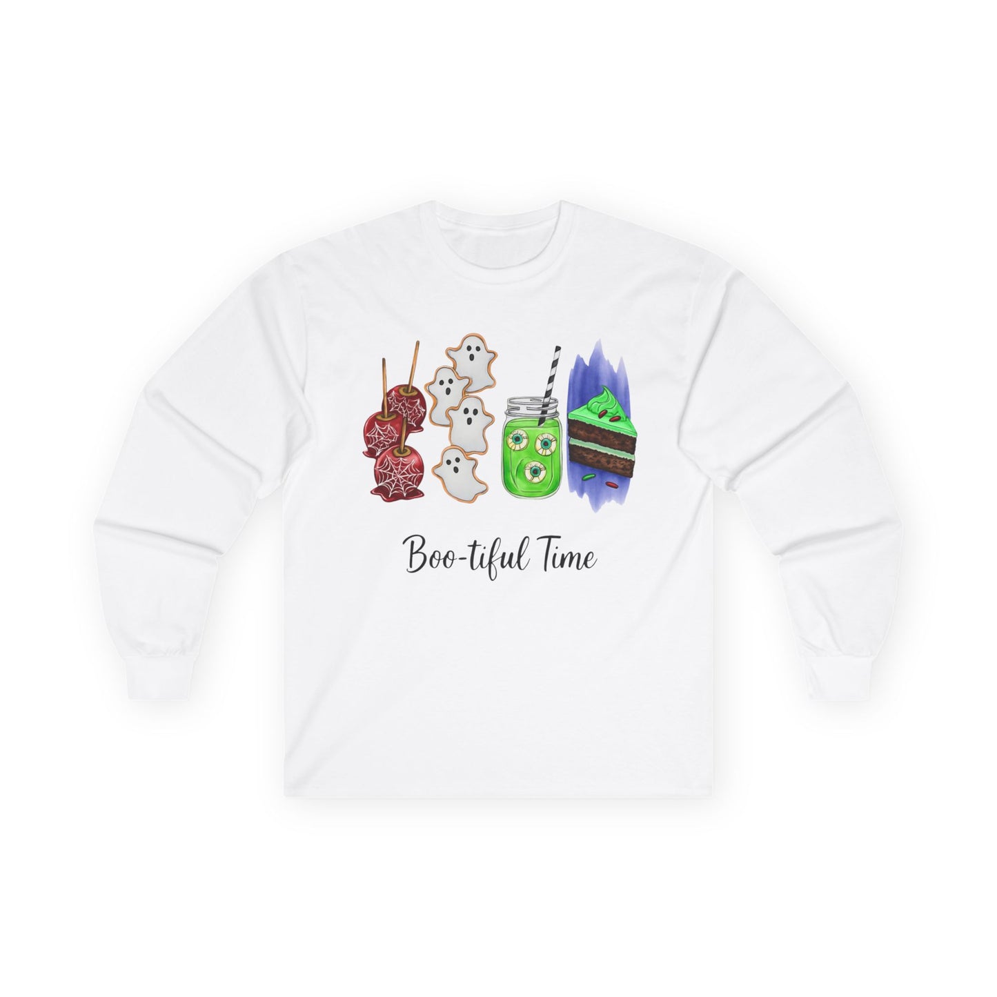 Boo-tiful Time Long Sleeve Unisex Cotton Tee