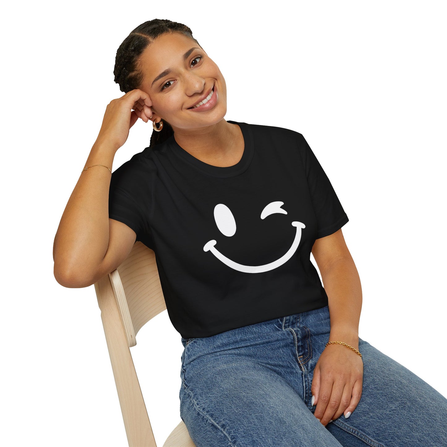 Smiley Face Unisex Softstyle T-Shirt