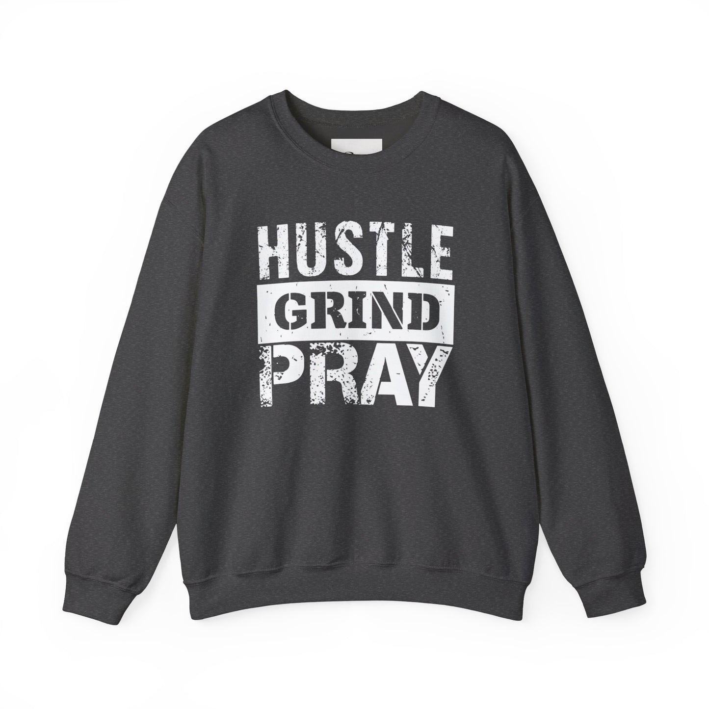 Hustle Grind Pray Cozy Unisex Sweatshirt