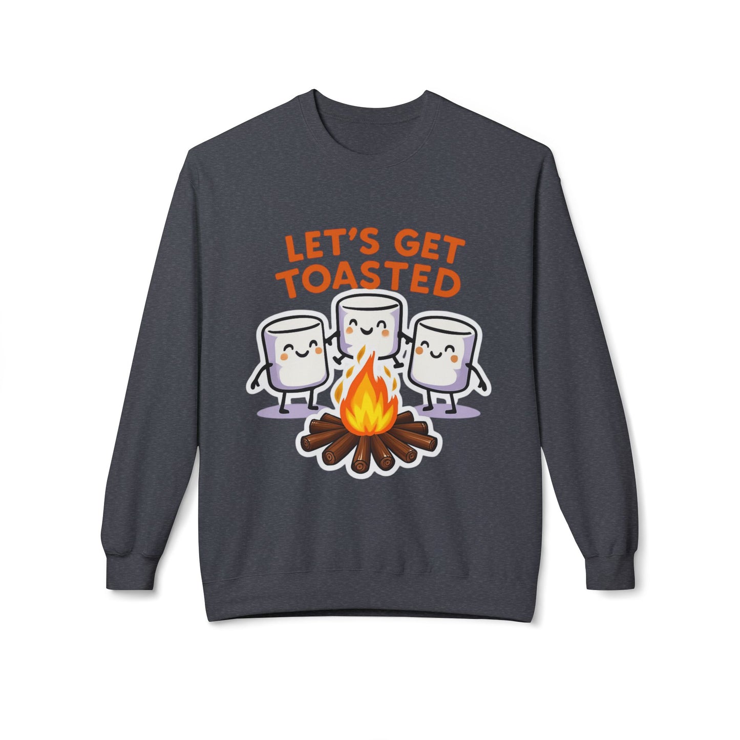 Let's Get Toasted Fleece Crewneck Sweatshirt