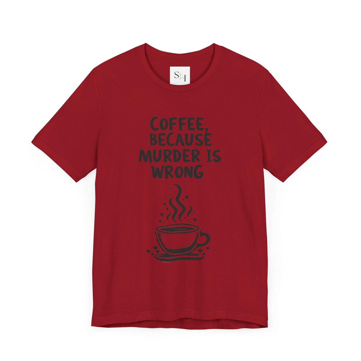 Coffee Unisex Jersey Short Sleeve Tee