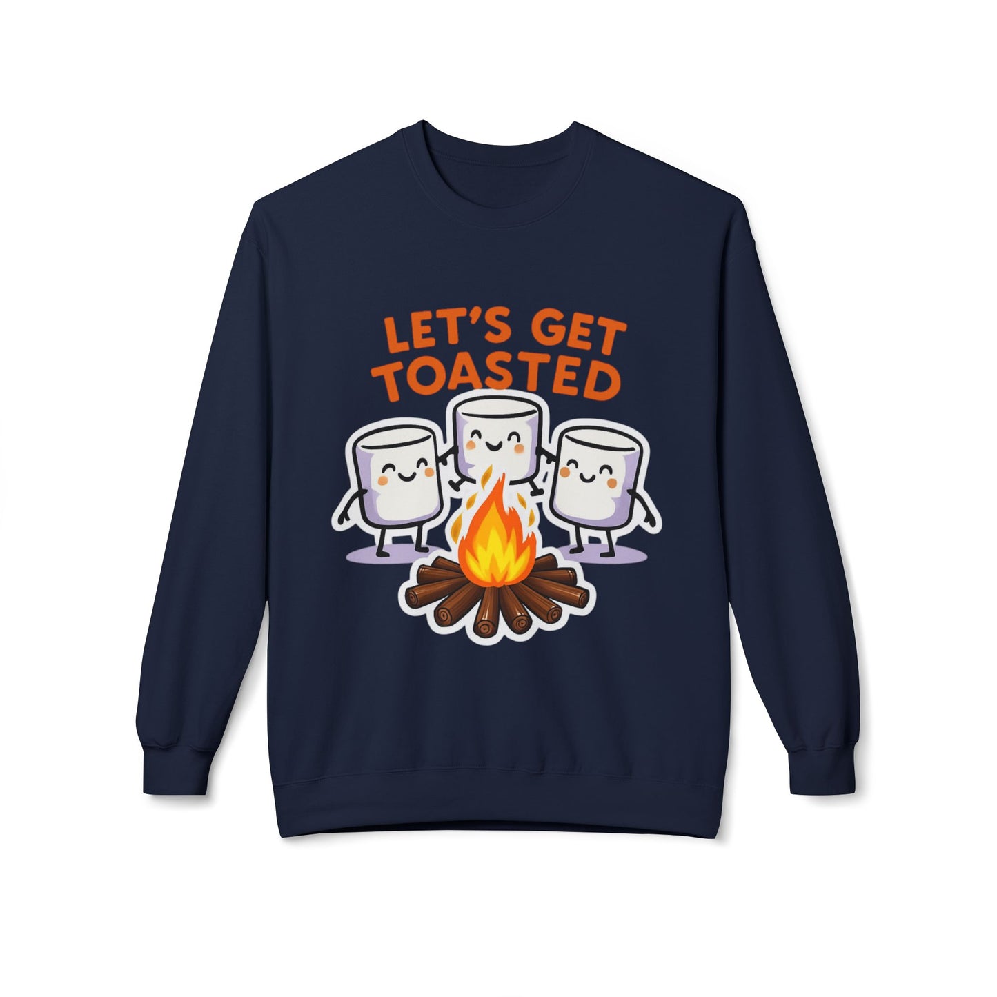 Let's Get Toasted Fleece Crewneck Sweatshirt