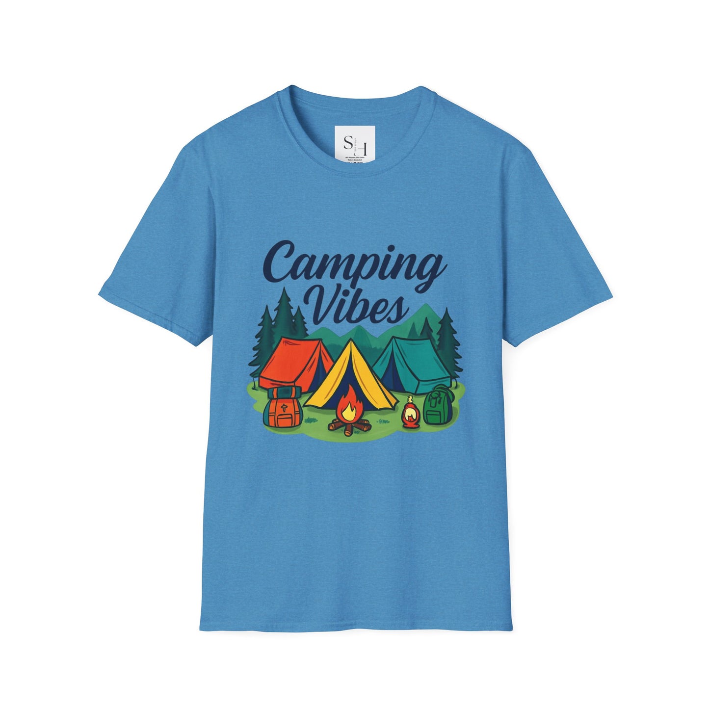 Camping Vibes Unisex Softstyle T-Shirt