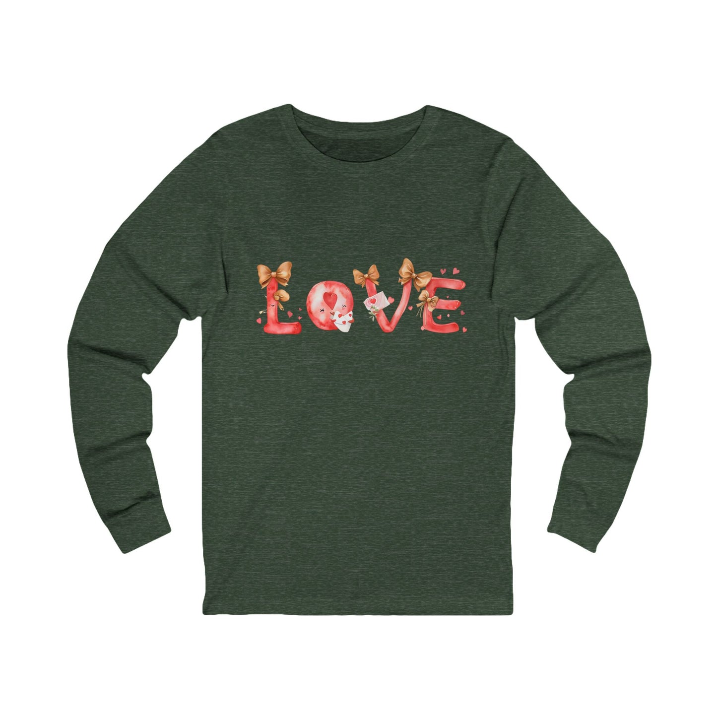 Bows Love Unisex Jersey Long Sleeve Tee