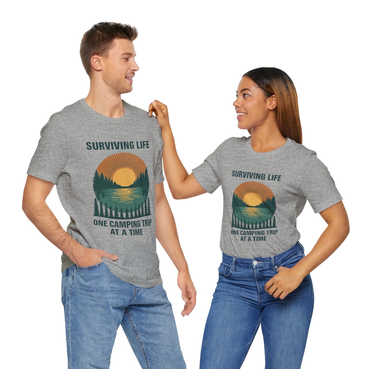 Surviving Life Camping Trip Tee, Unisex