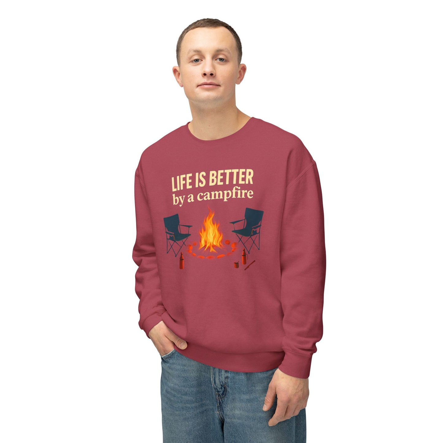 Life is Better Camping Sweatshirt
