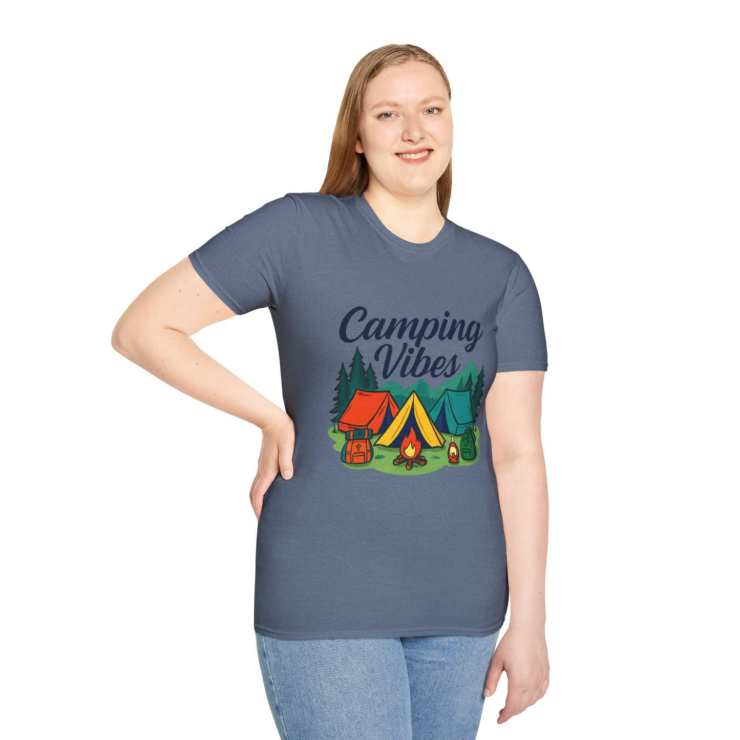 Camping Vibes Unisex Softstyle T-Shirt