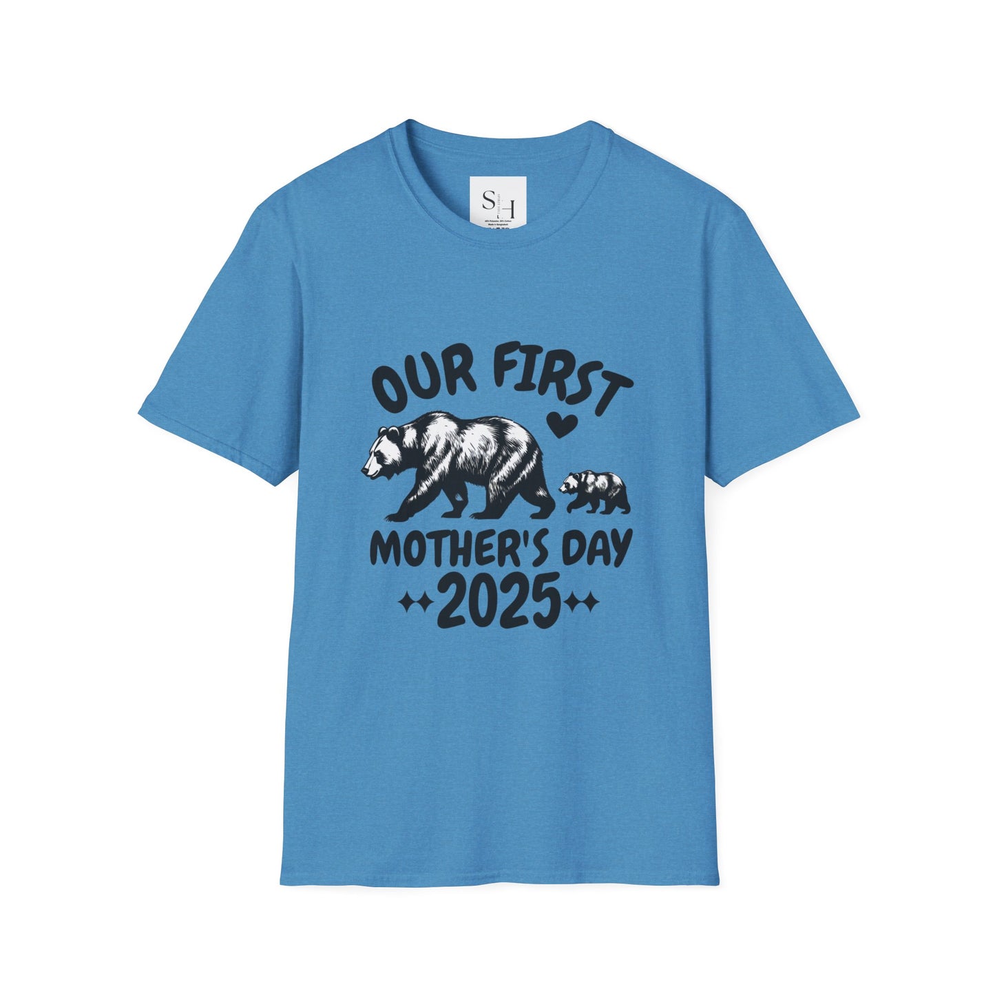 Our First Mother's Day 2025 Unisex Softstyle T-Shirt