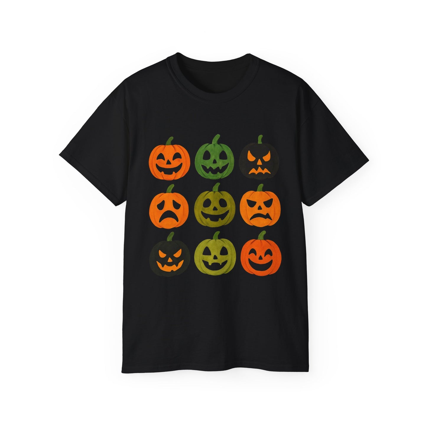 Halloween Pumpkin Faces T-Shirt