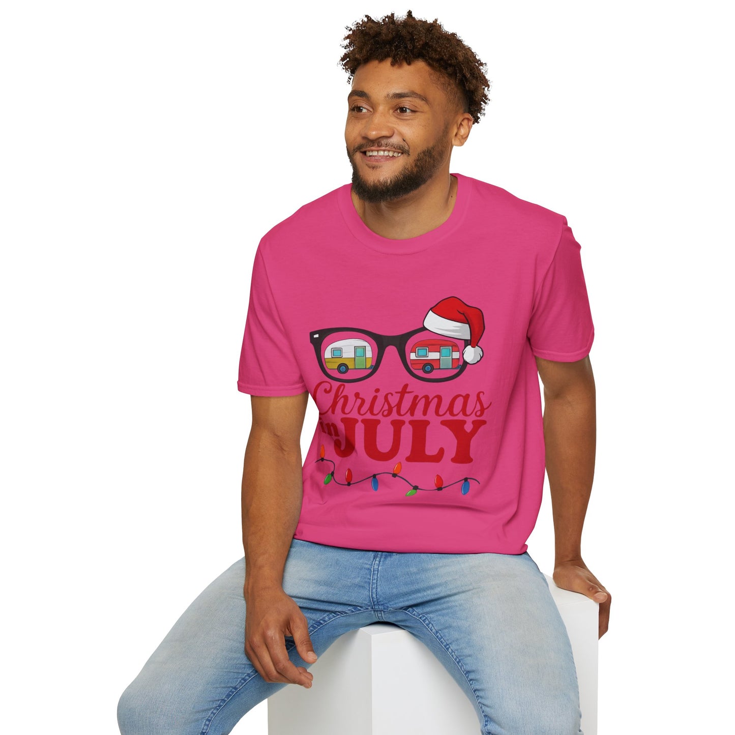 Christmas in July T-Shirt, Unisex Softstyle Tee
