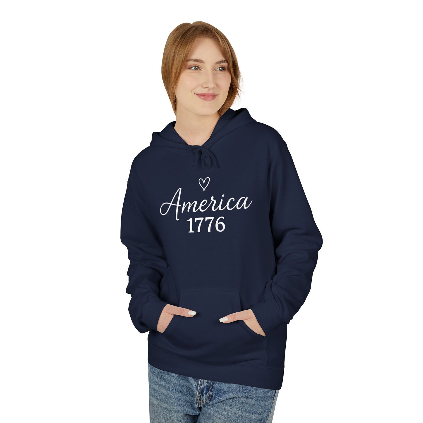 America 1776 Fleece Hoodie