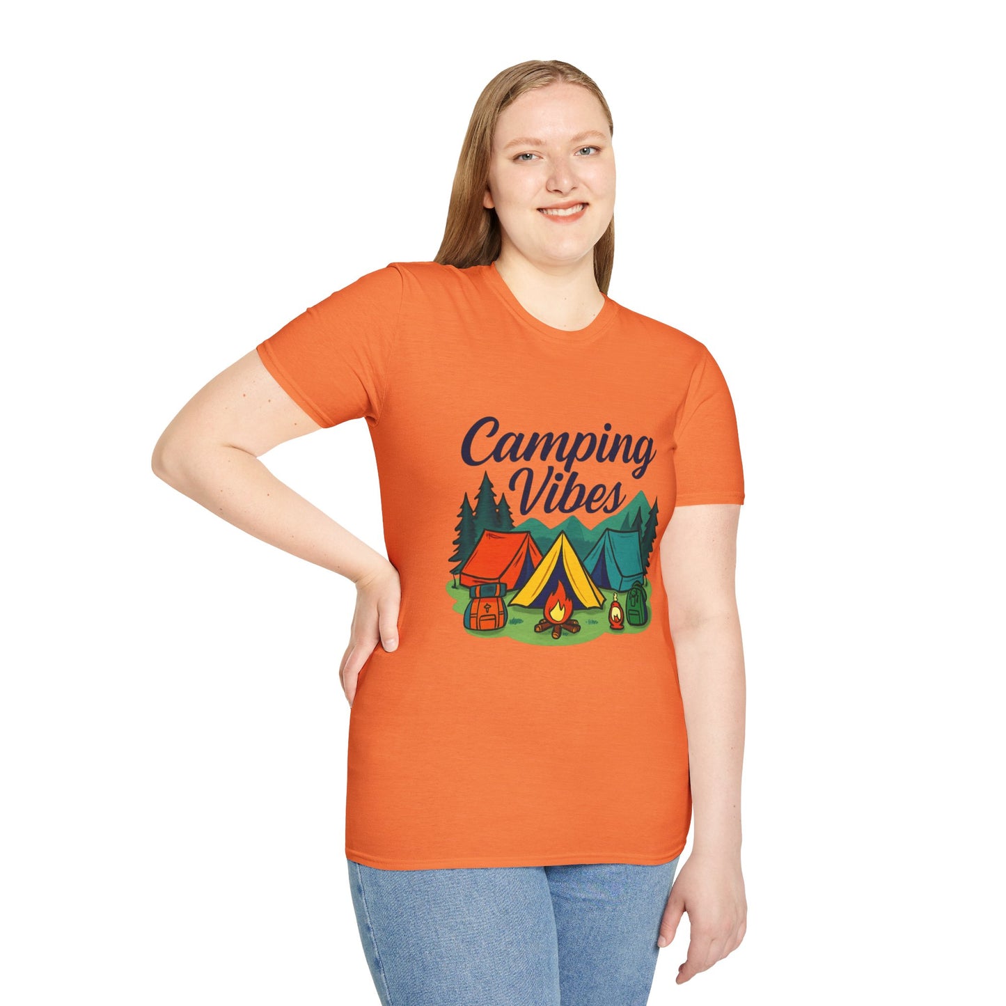 Camping Vibes Unisex Softstyle T-Shirt