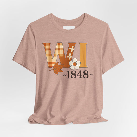 Wisconsin Autumn Vibes Unisex Tee