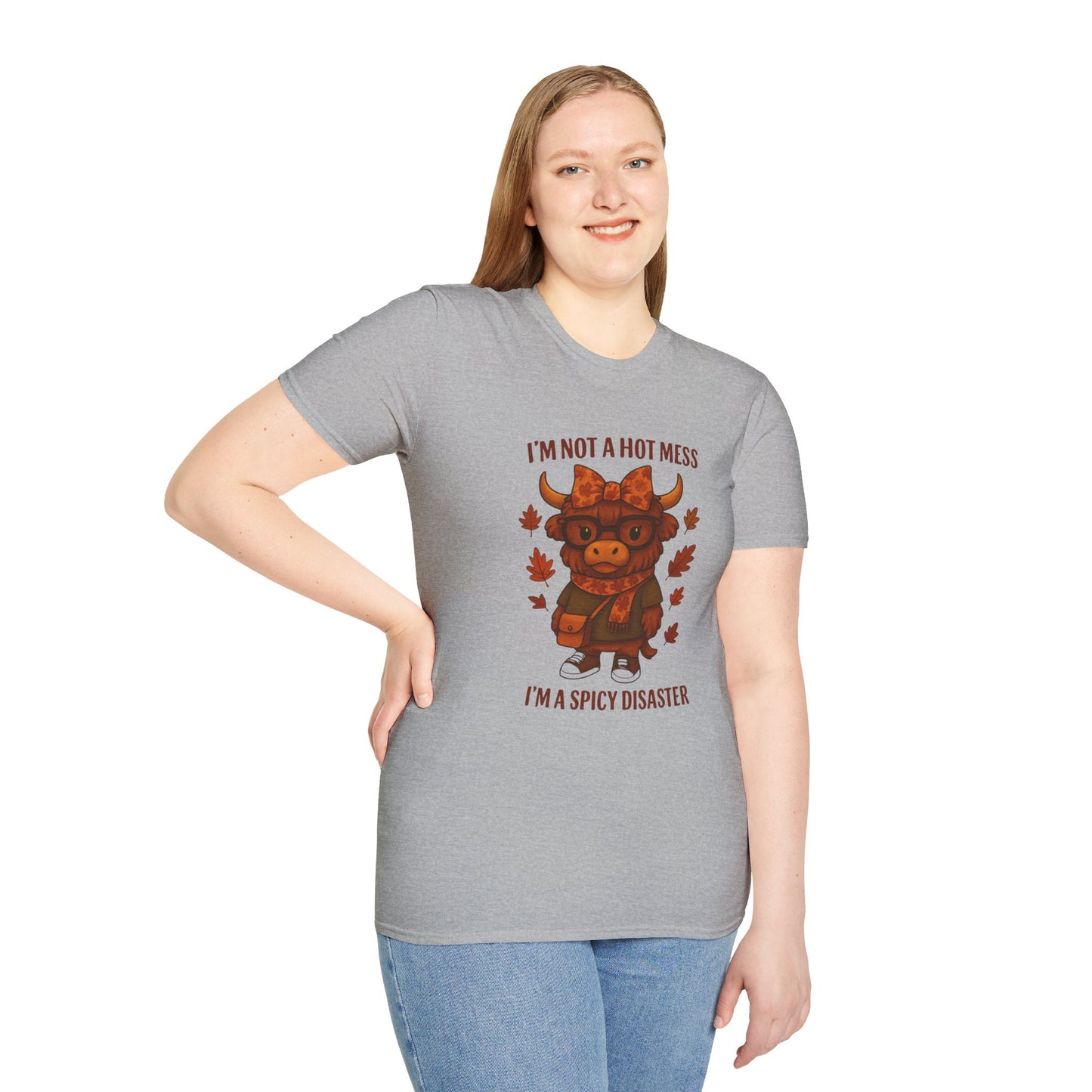 Spicy Disaster Fall Cow T-Shirt