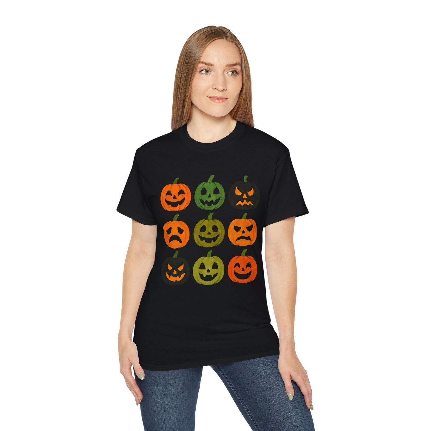 Halloween Pumpkin Faces T-Shirt
