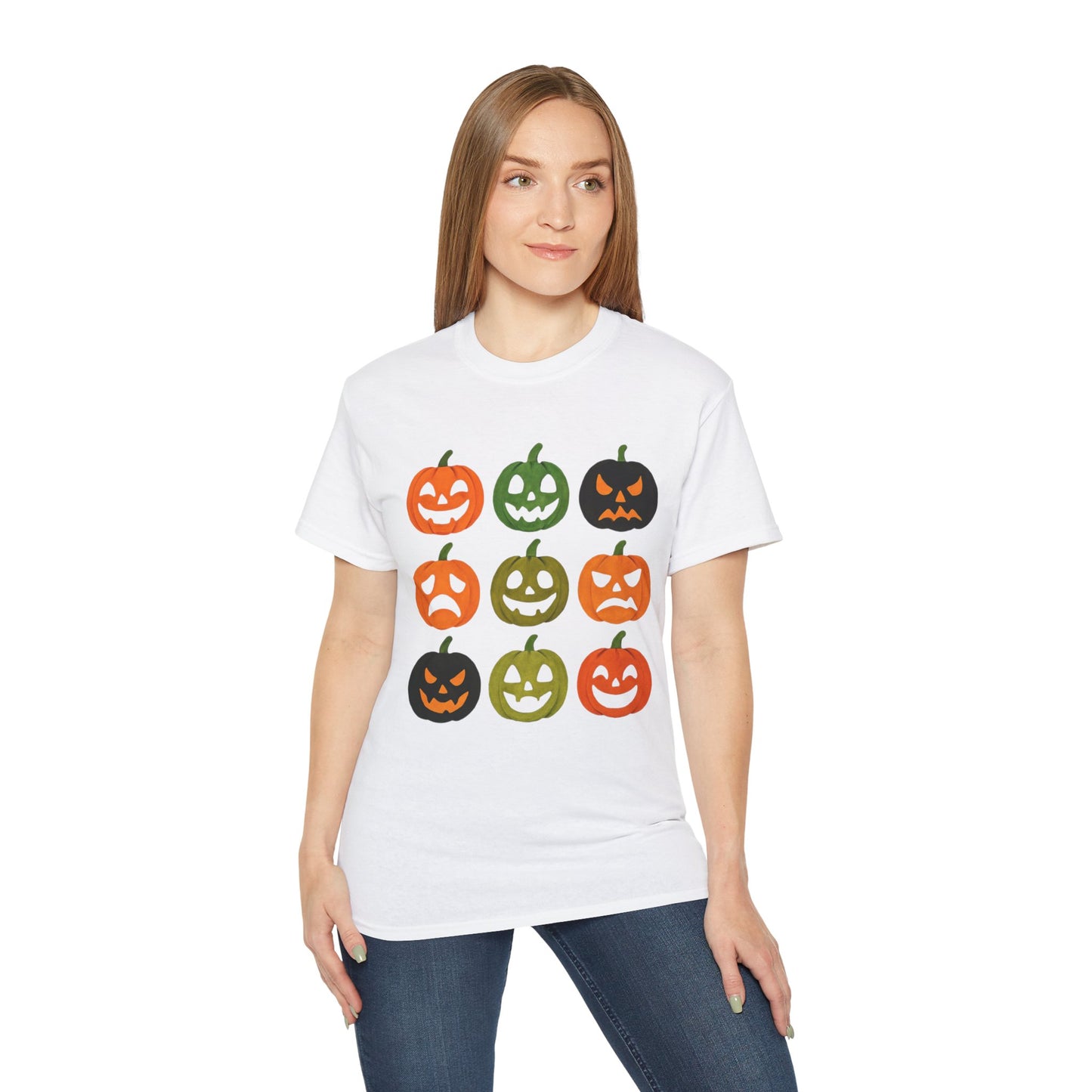 Halloween Pumpkin Faces T-Shirt
