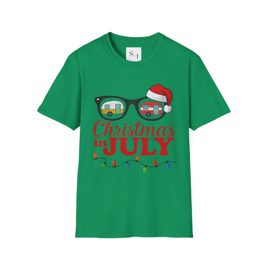 Christmas in July T-Shirt, Unisex Softstyle Tee