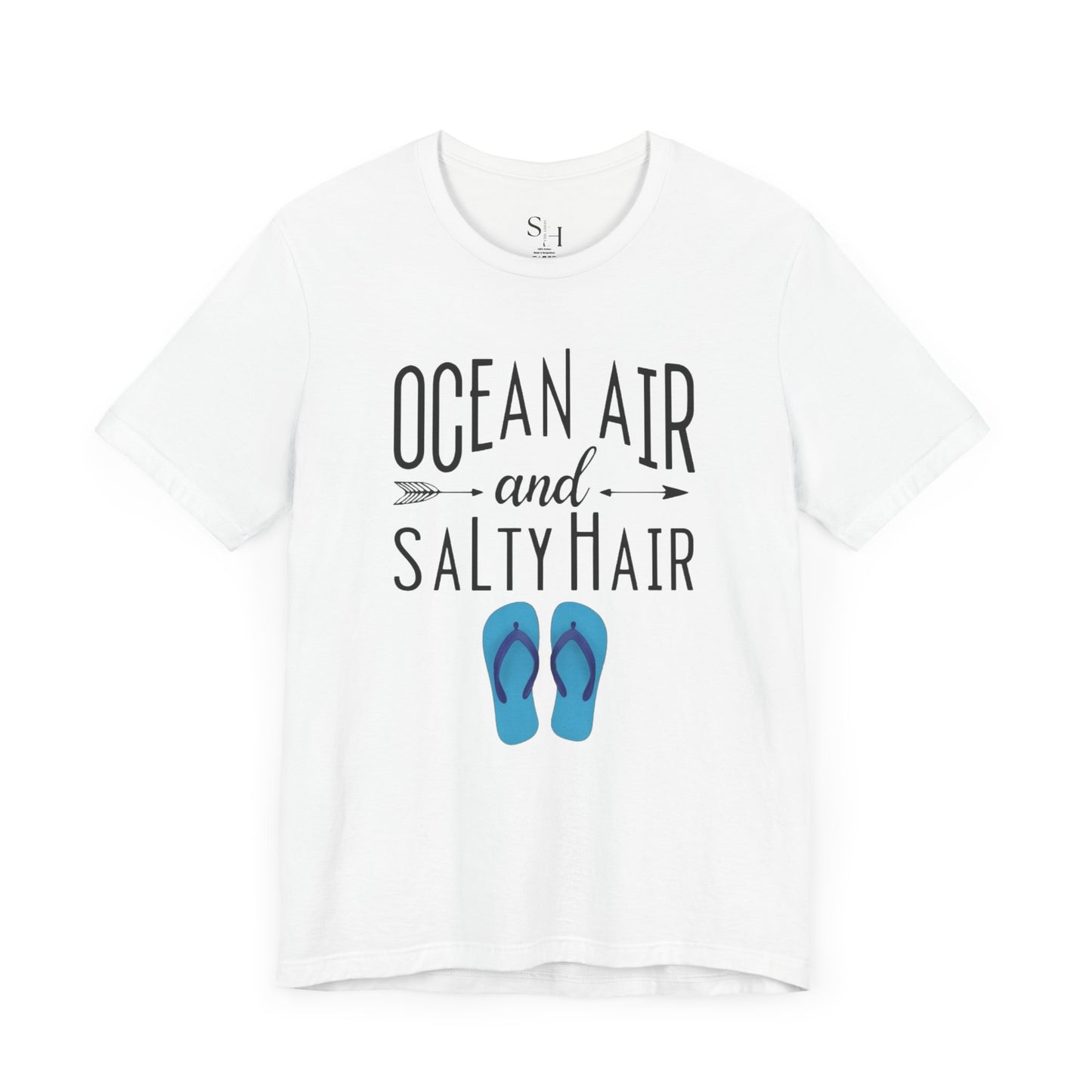 Ocean Air & Salty Hair Short Sleeve Tee