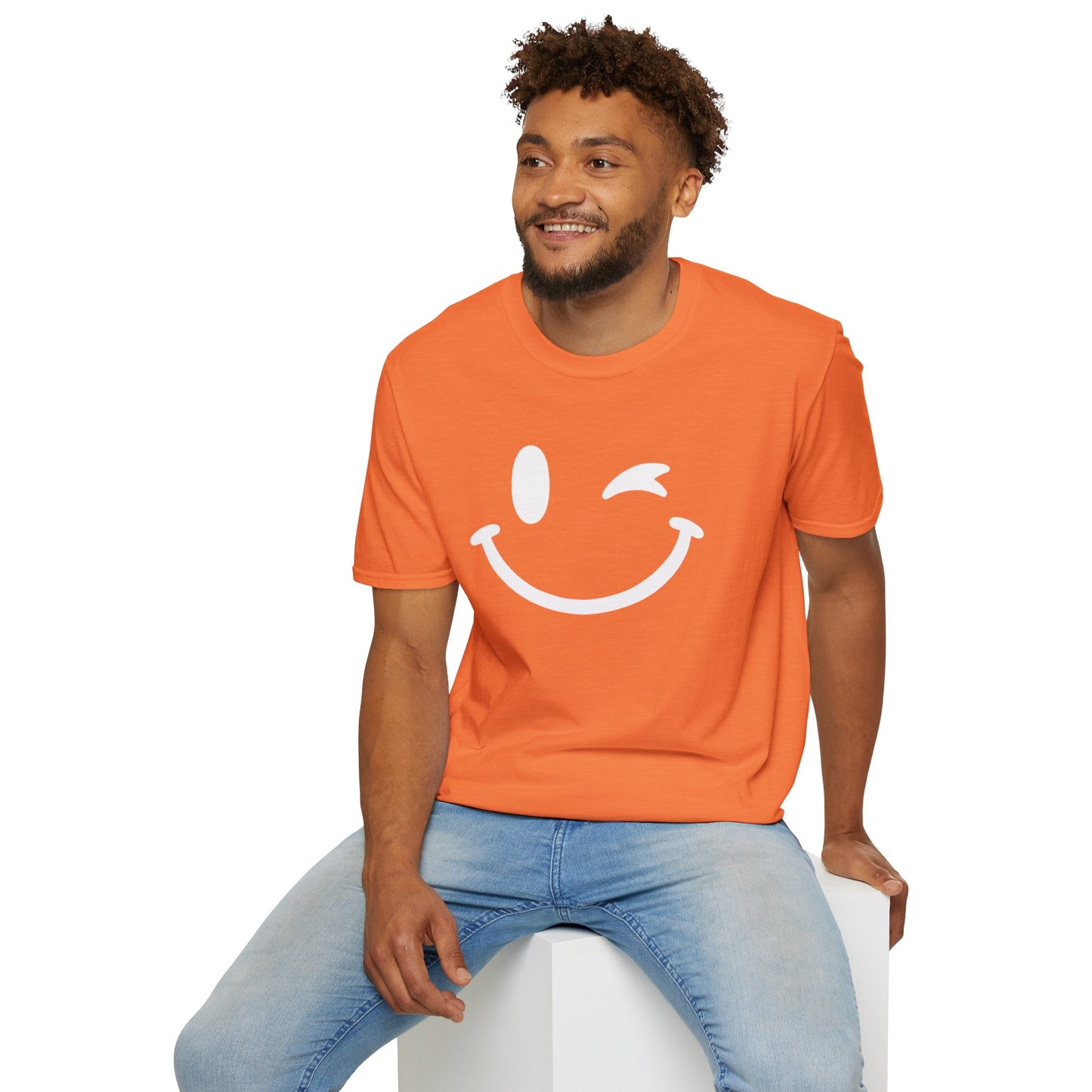 Smiley Face Unisex Softstyle T-Shirt