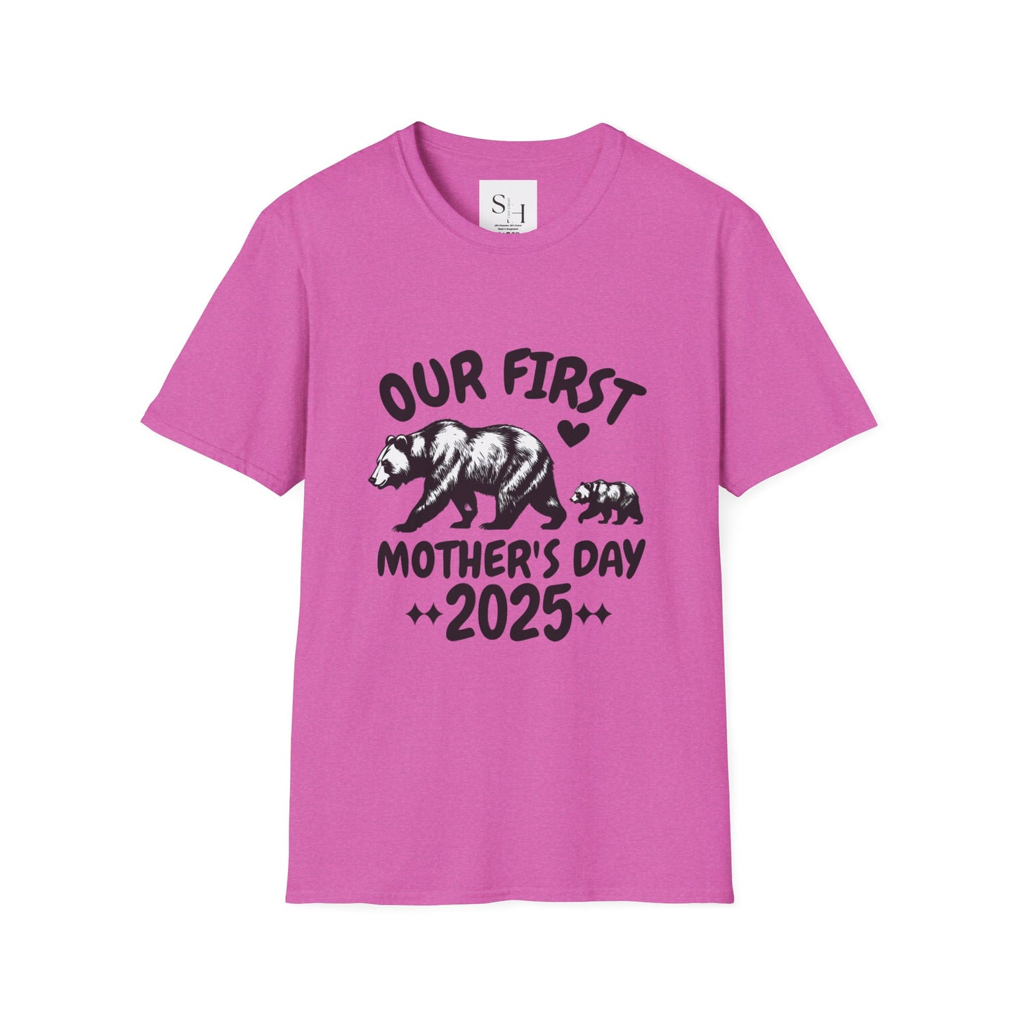 Our First Mother's Day 2025 Unisex Softstyle T-Shirt