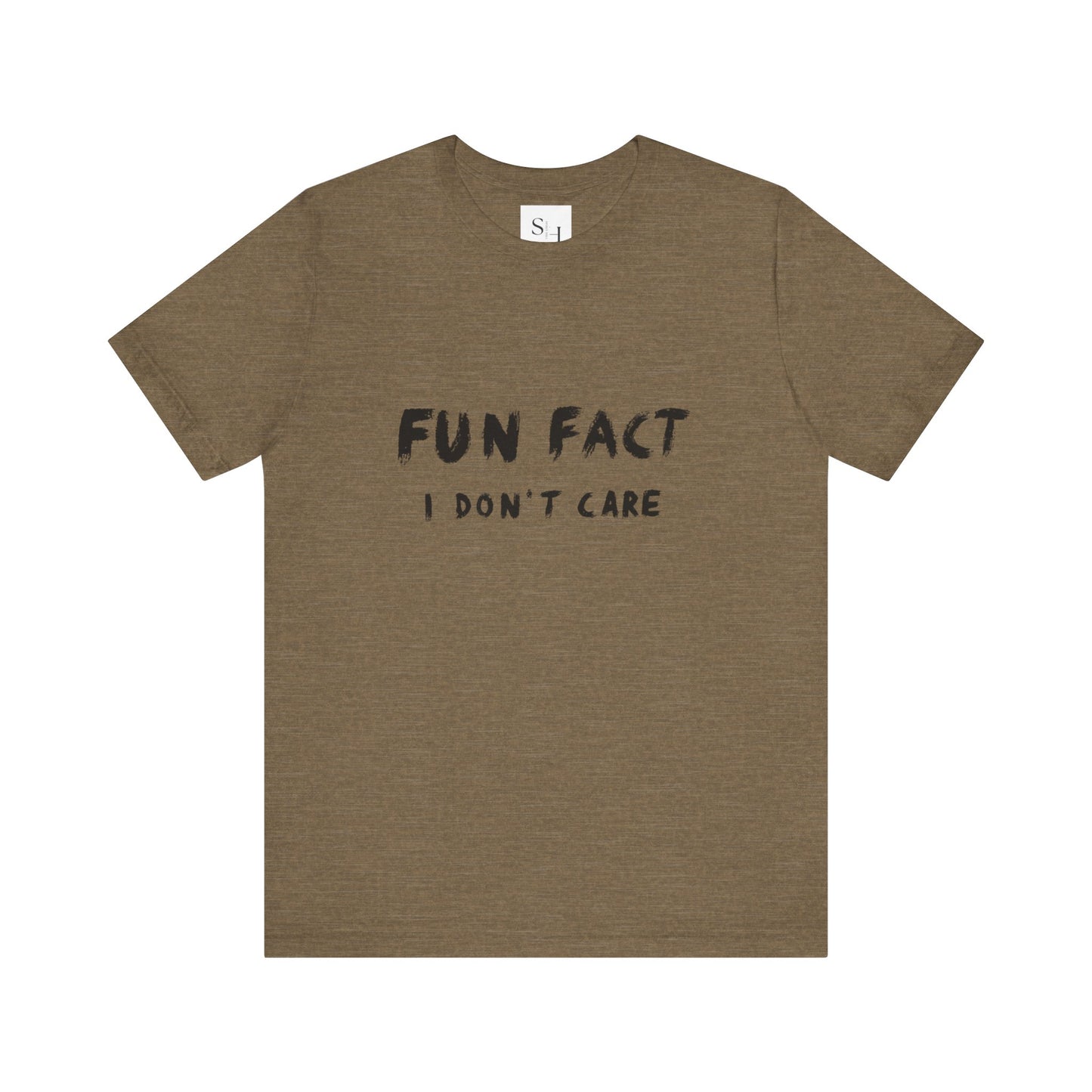 Fun Fact I Don't Care Short Sleeve Tee