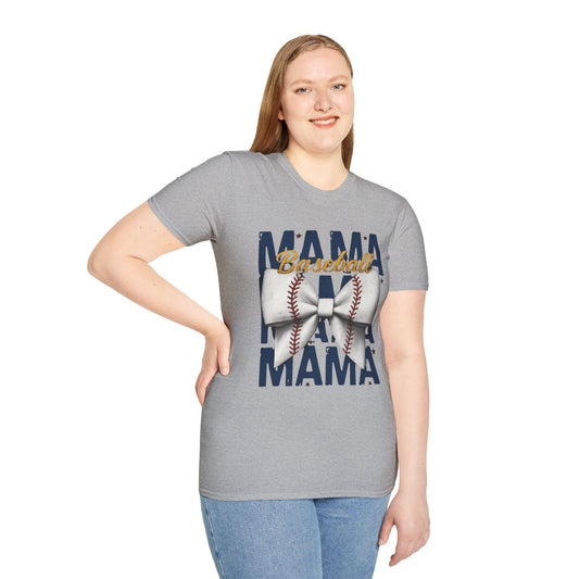 Mama Baseball Unisex T-Shirt - Softstyle Tee
