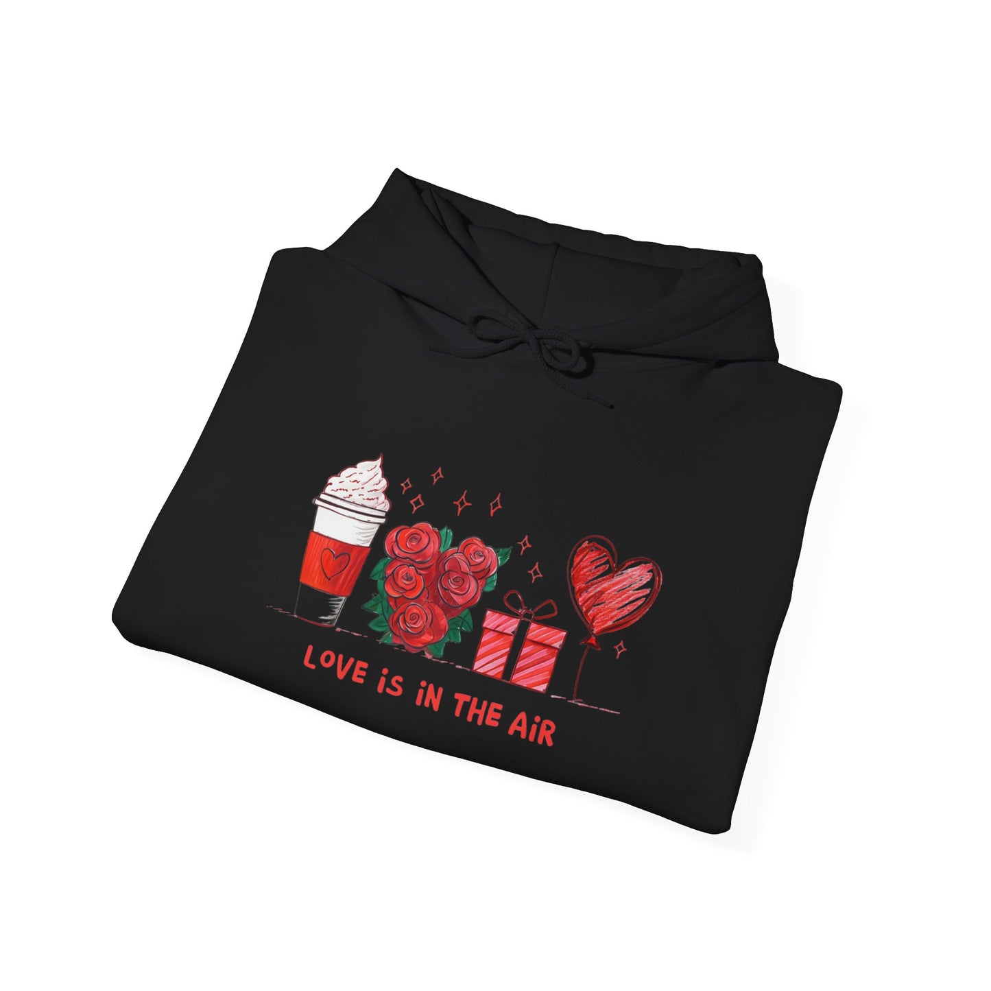 Love is in the Air Hooded Sweatshirt