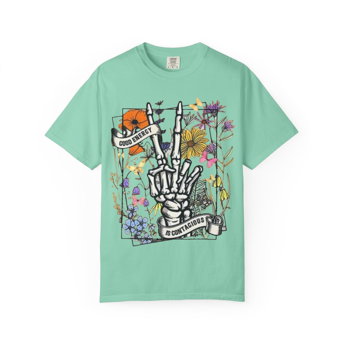 Good Vibes Skeleton Unisex Graphic Tee