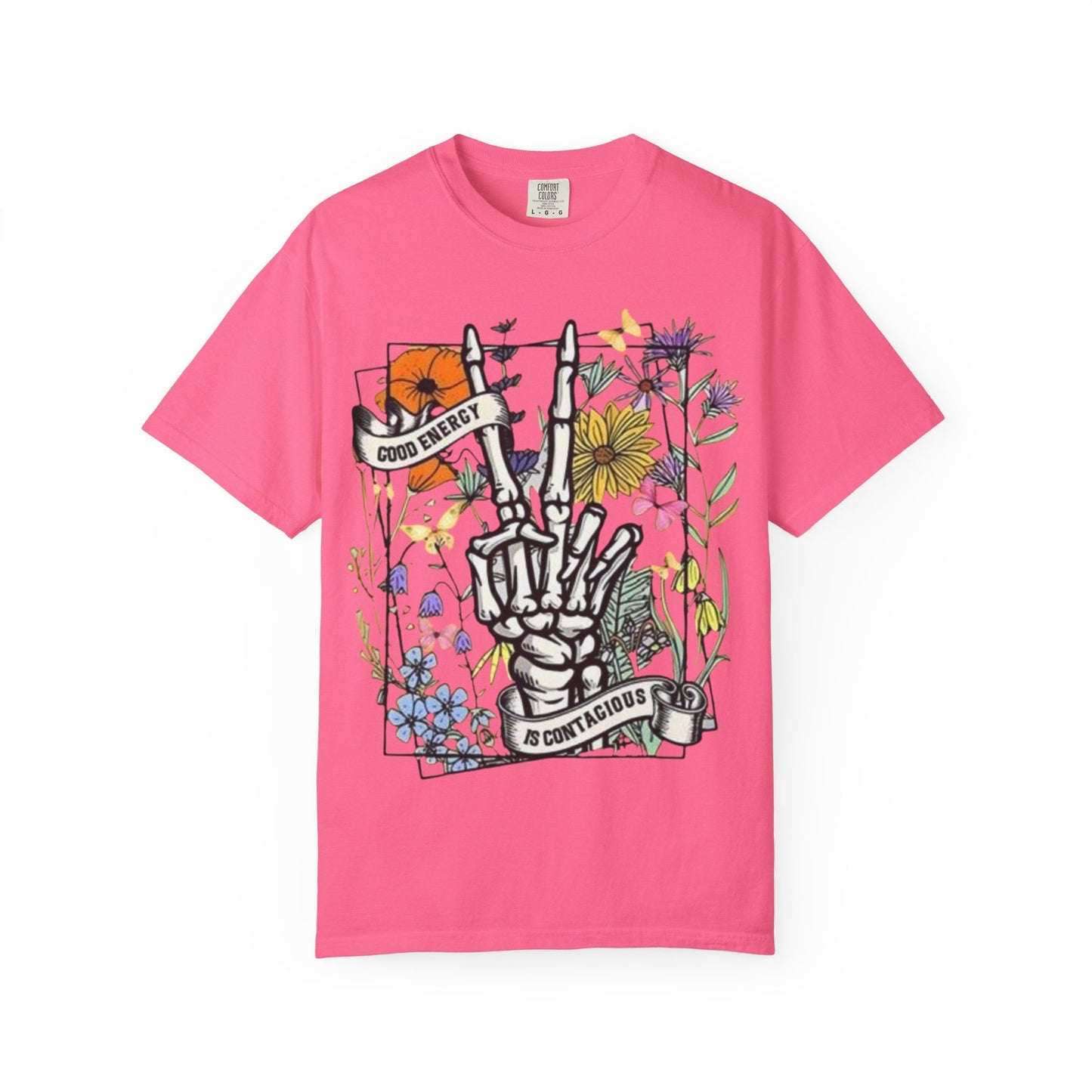 Good Vibes Skeleton Unisex Graphic Tee