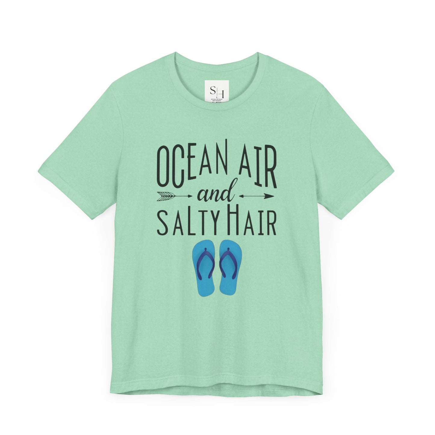 Ocean Air & Salty Hair Short Sleeve Tee