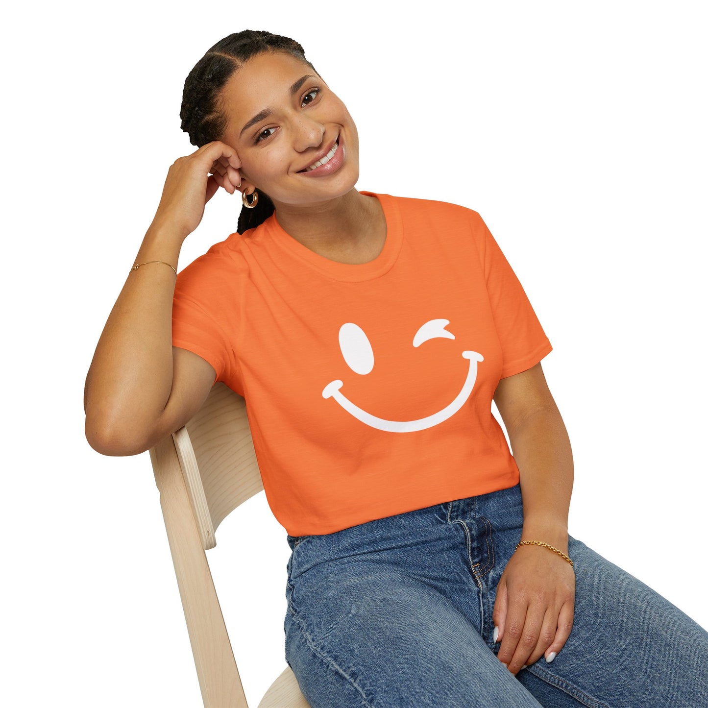 Smiley Face Unisex Softstyle T-Shirt