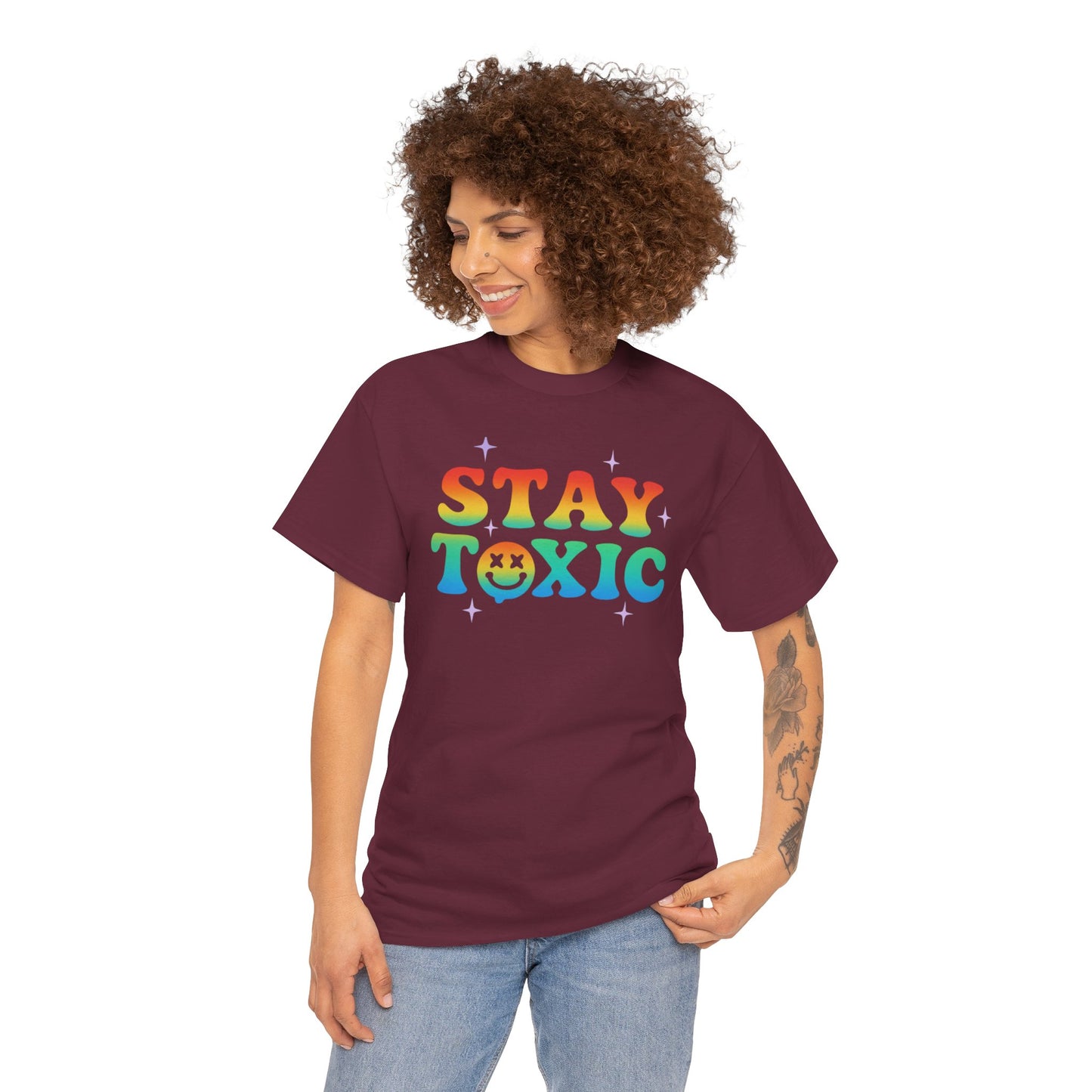 Stay Toxic Unisex Heavy Cotton Tee