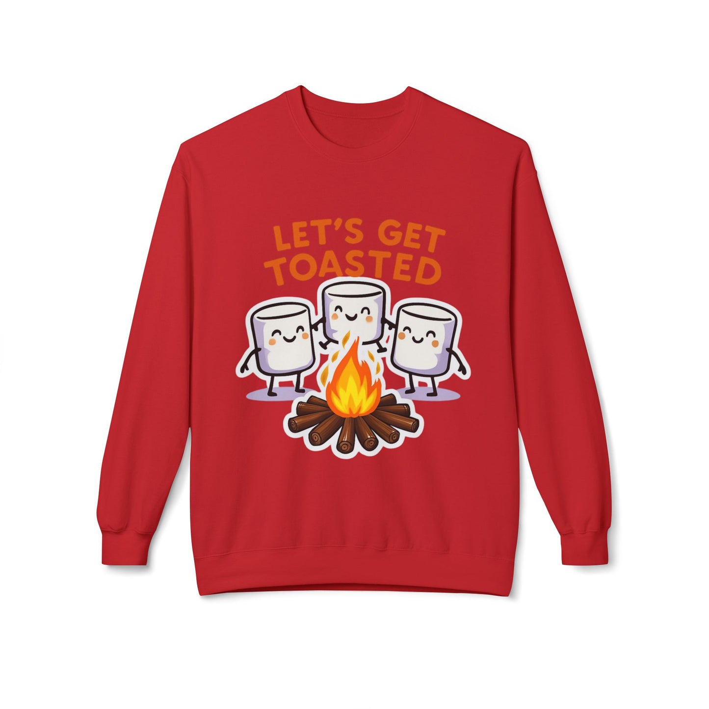 Let's Get Toasted Fleece Crewneck Sweatshirt