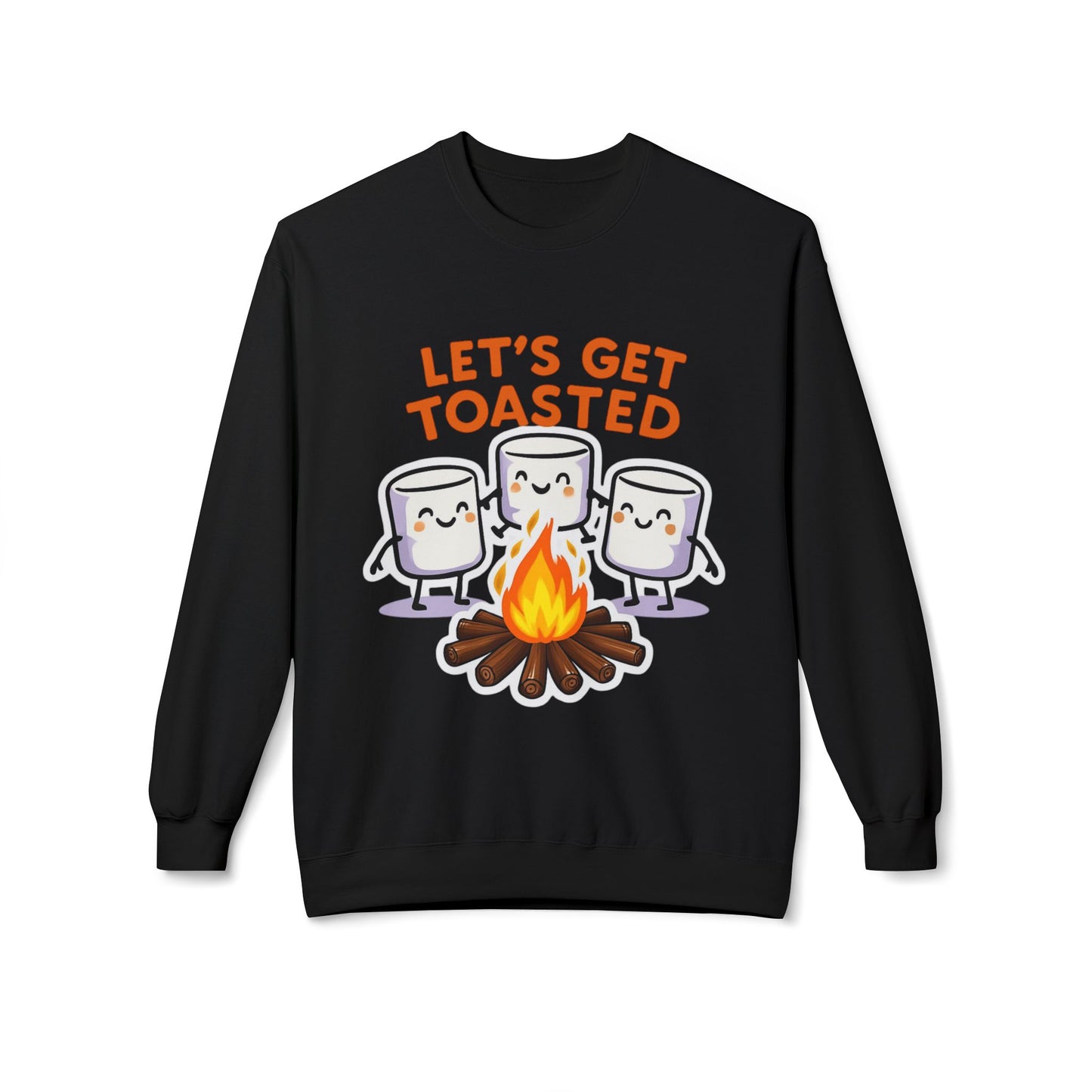 Let's Get Toasted Fleece Crewneck Sweatshirt