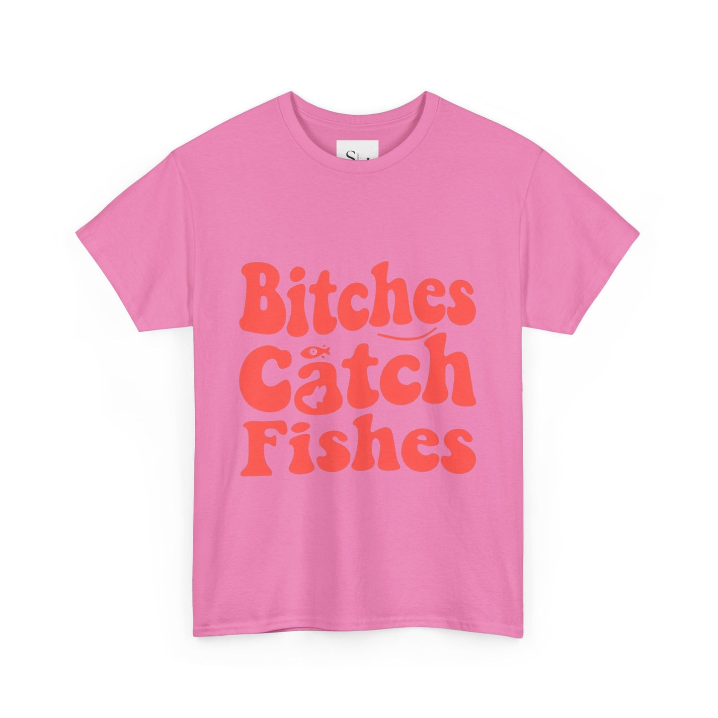 Bitches Catch Fishes Unisex Heavy Cotton Tee