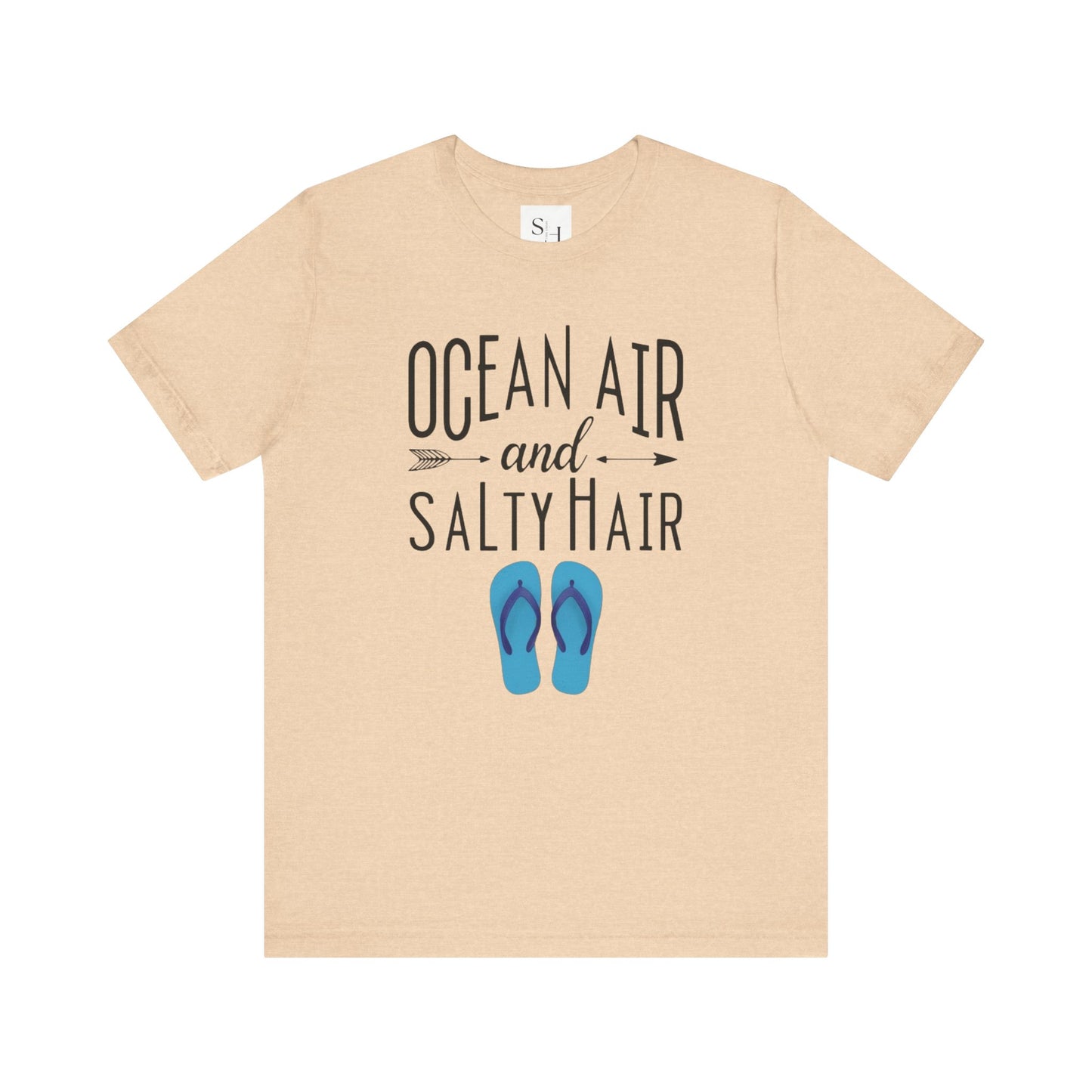 Ocean Air & Salty Hair Short Sleeve Tee