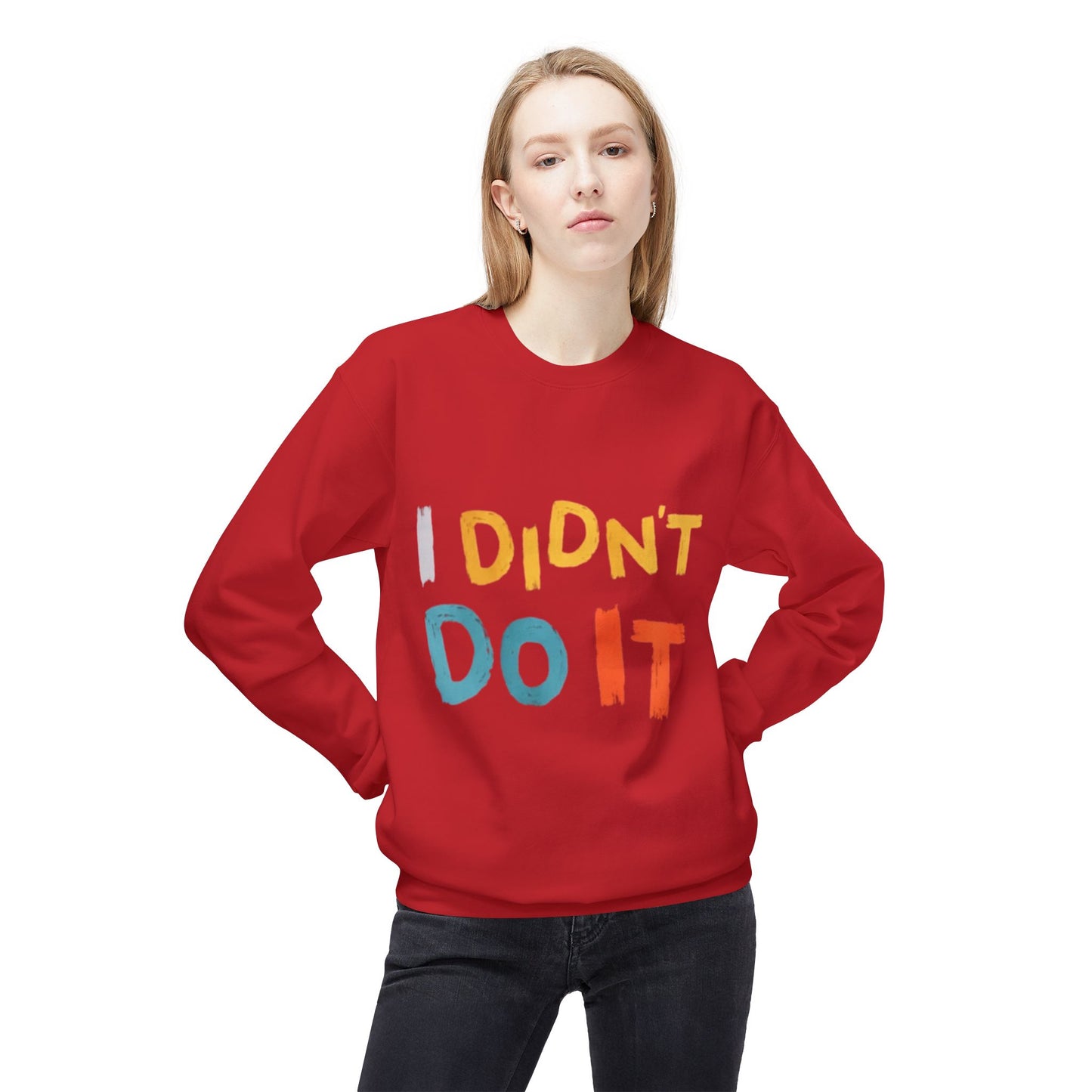 I Didn't Do It Unisex Crewneck Sweatshirt