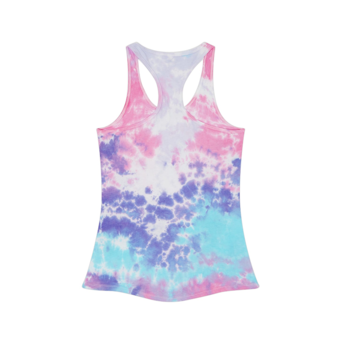 Palm Tree Tie Dye Racerback Tank Top