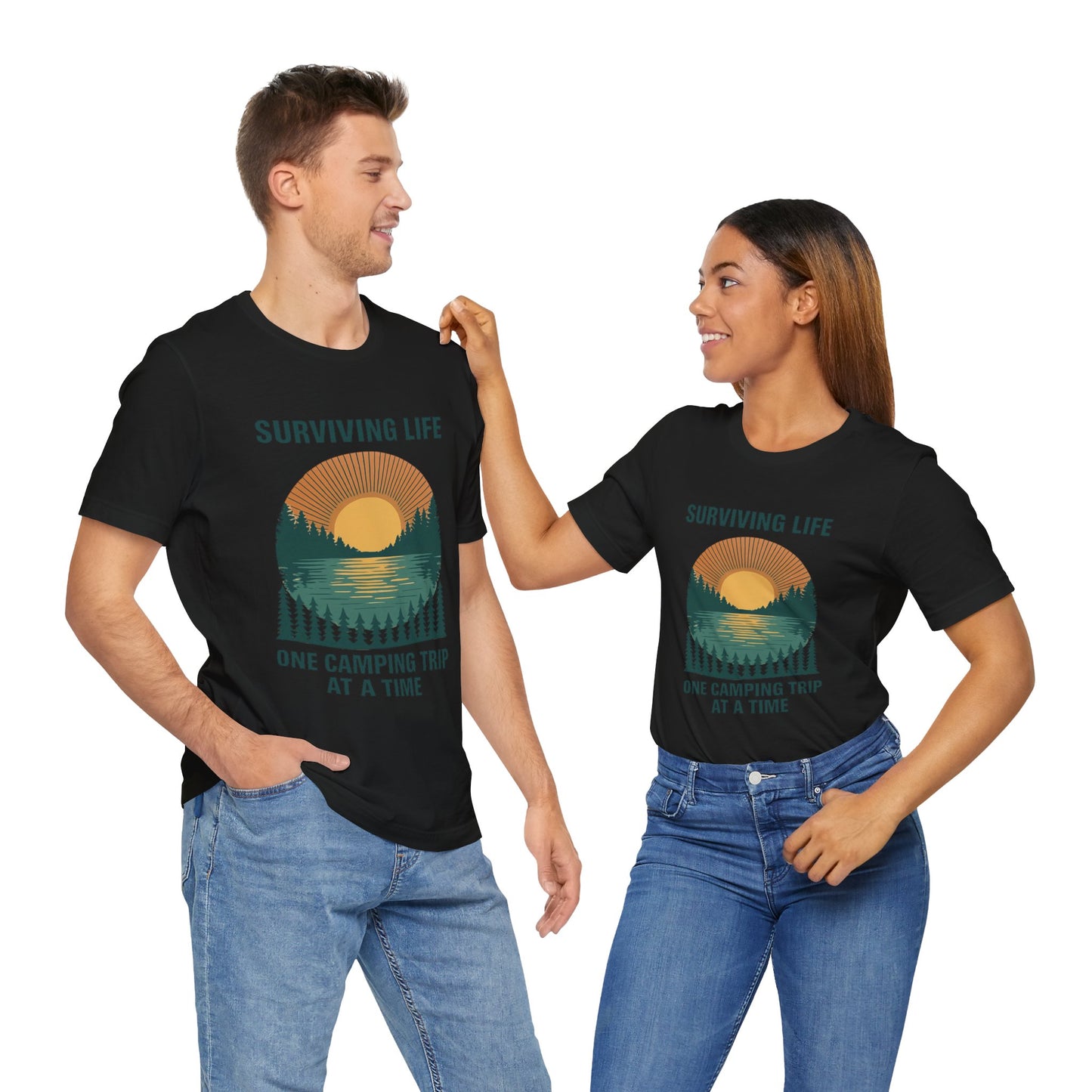 Surviving Life Camping Trip Tee, Unisex