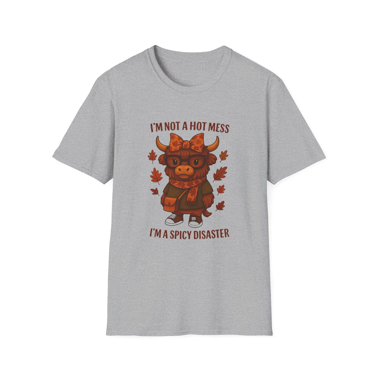 Spicy Disaster Fall Cow T-Shirt