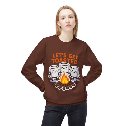 Let's Get Toasted Fleece Crewneck Sweatshirt