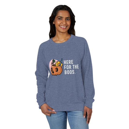 Here for the Boos Halloween Unisex French Terry Sweatshirt