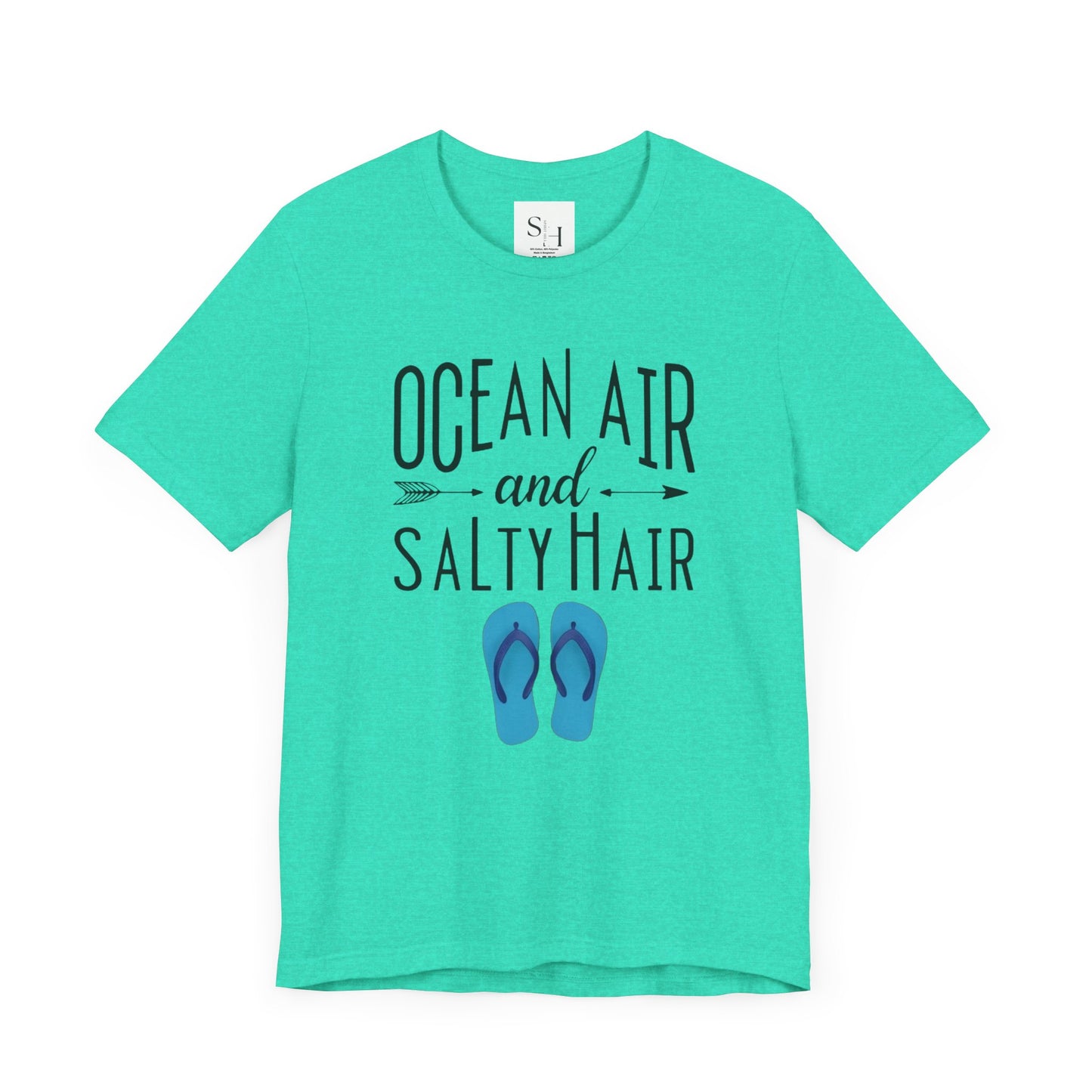 Ocean Air & Salty Hair Short Sleeve Tee