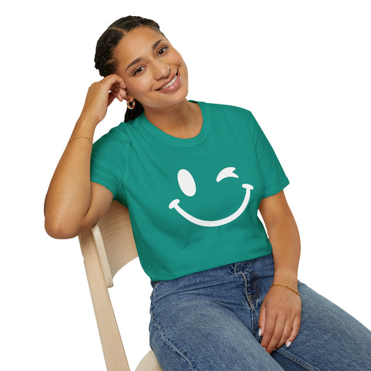 Smiley Face Unisex Softstyle T-Shirt