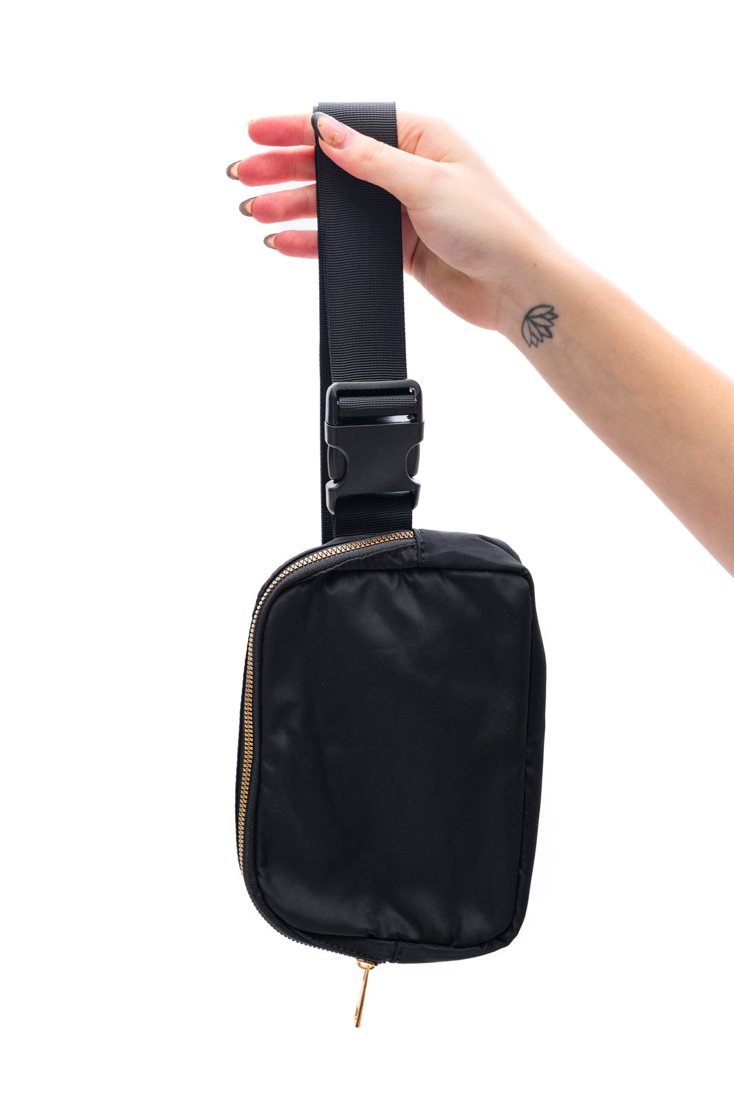 Day 14 - Everywhere I Go Crossbody Belt Bag in Black