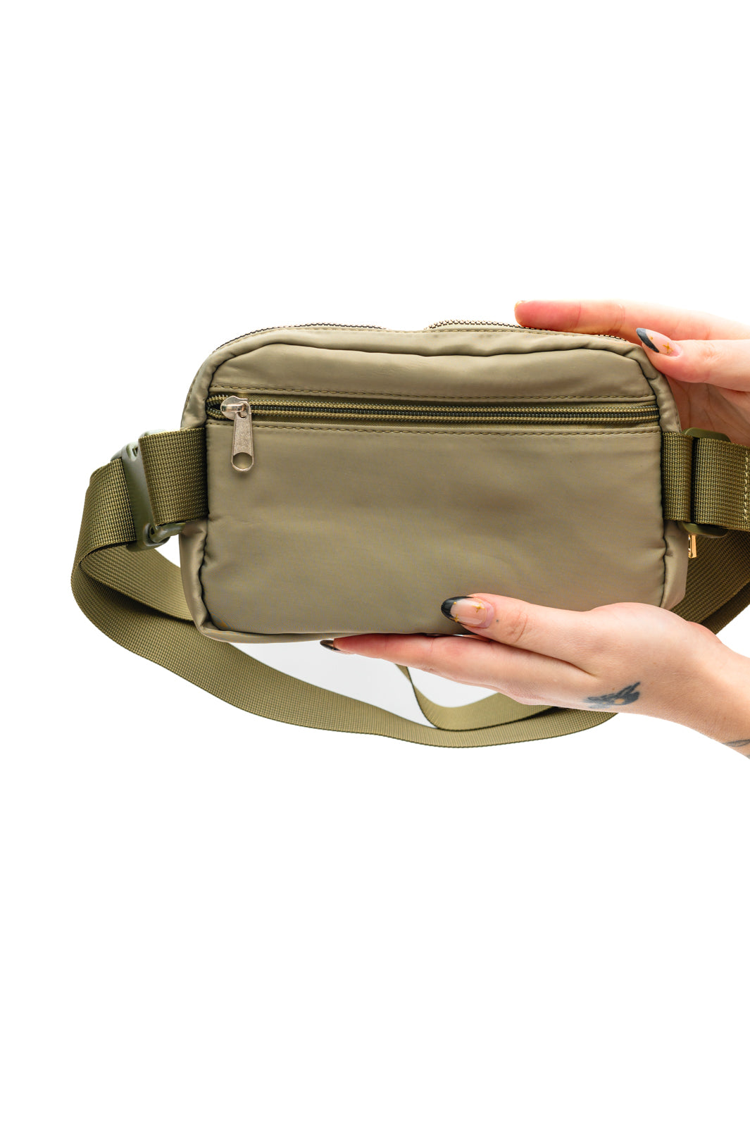 Day 14 - Everywhere I Go Crossbody Belt Bag in Olive